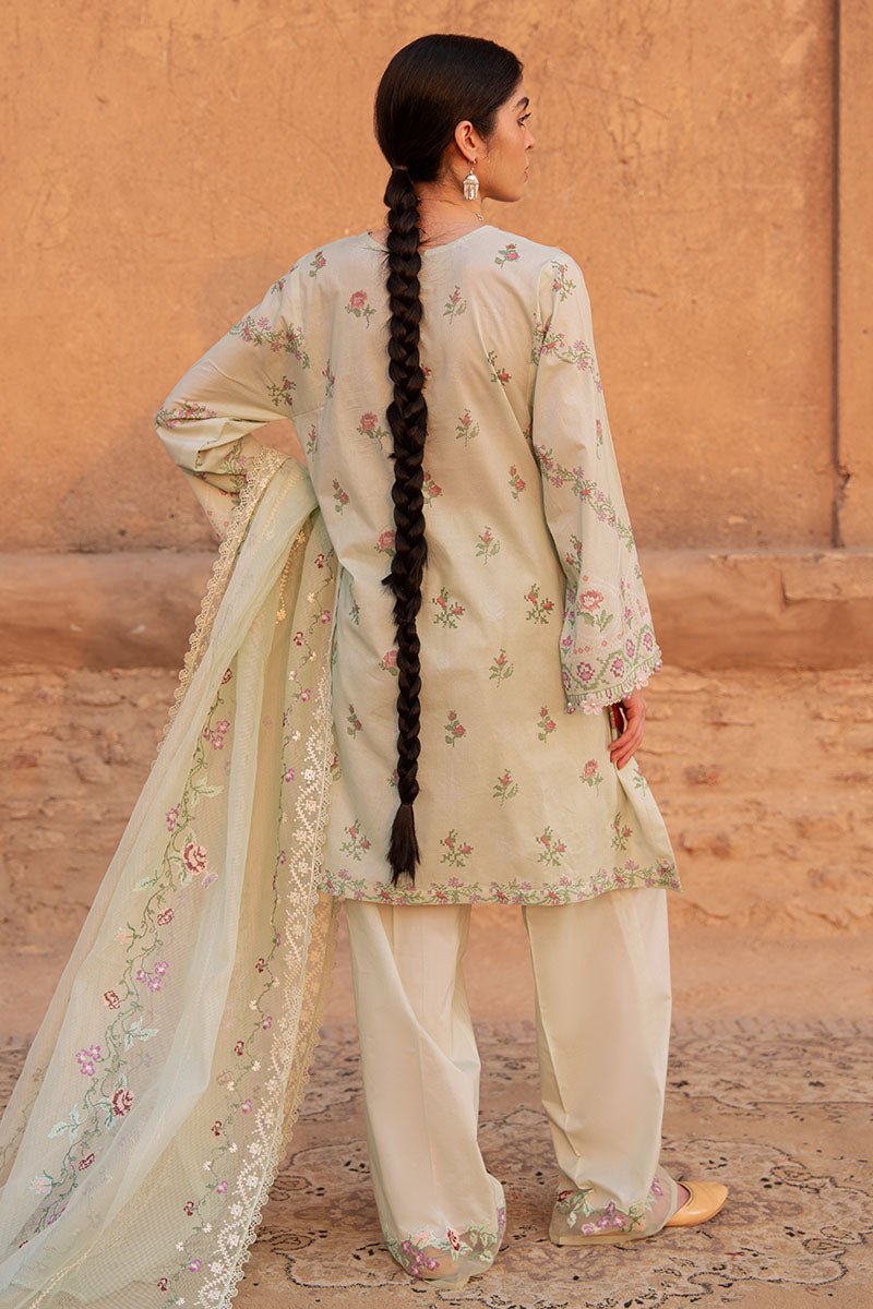 CITRINE AURA - 3PC PRINTED LAWN SUIT - NEW NAMAL PRET