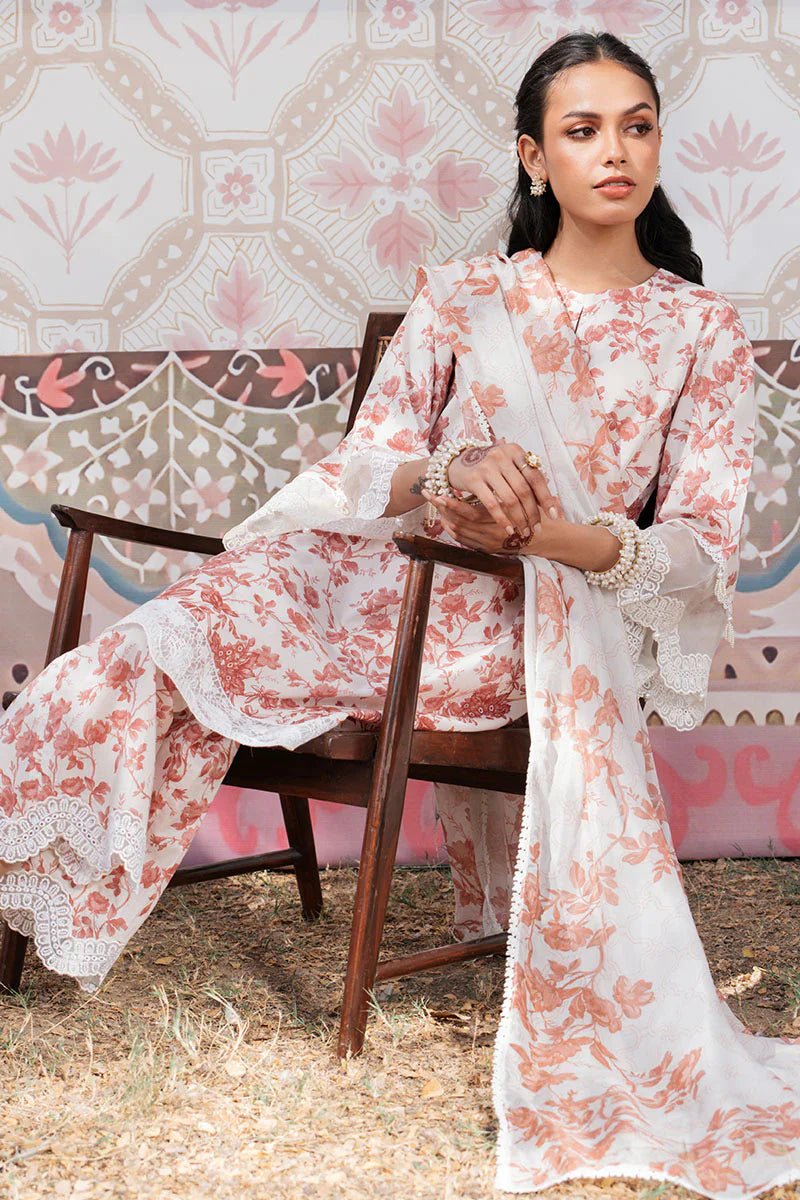 CRIMSON SAND - 3 PC PRINTED LAWN SUIT - NEW NAMAL PRET