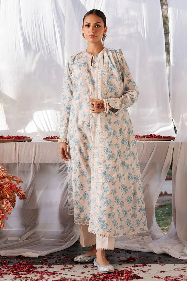 DAINTY ROYALE - 3 PC PRINTED LAWN SUIT - NEW NAMAL PRET
