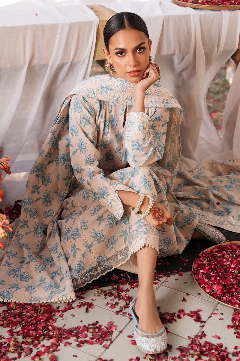 DAINTY ROYALE - 3 PC PRINTED LAWN SUIT - NEW NAMAL PRET