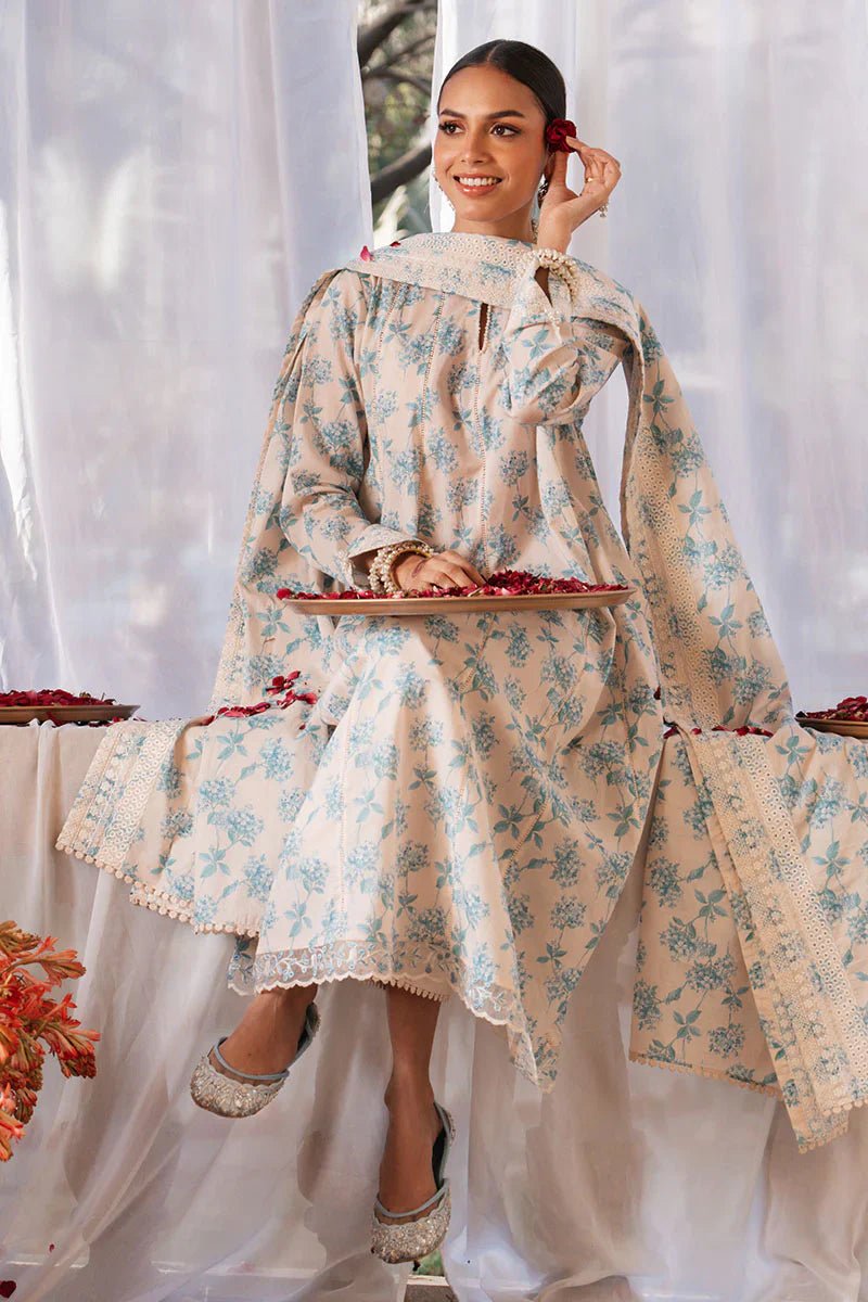 DAINTY ROYALE - 3 PC PRINTED LAWN SUIT - NEW NAMAL PRET