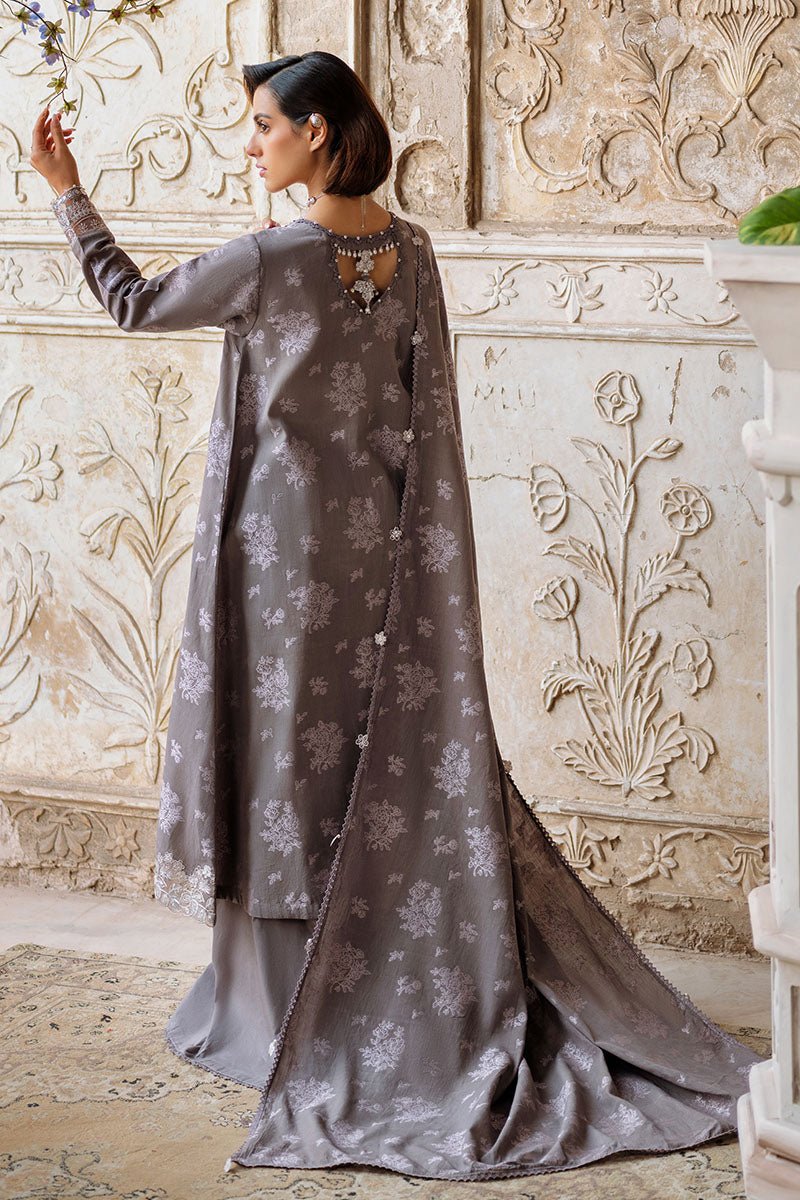 DESERT TAUPE - 3PC JACQUARD SUIT - NEW NAMAL PRET