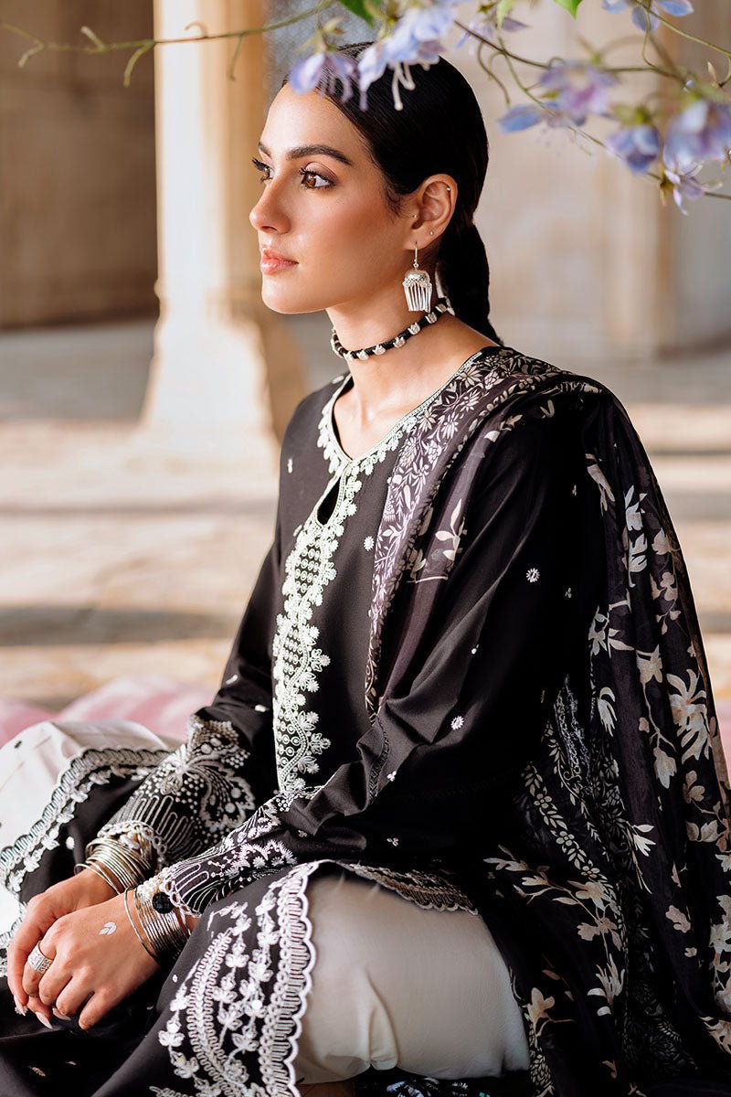 EBONY VOGUE - 3PC EMBROIDERED LAWN SUIT - NEW NAMAL PRET