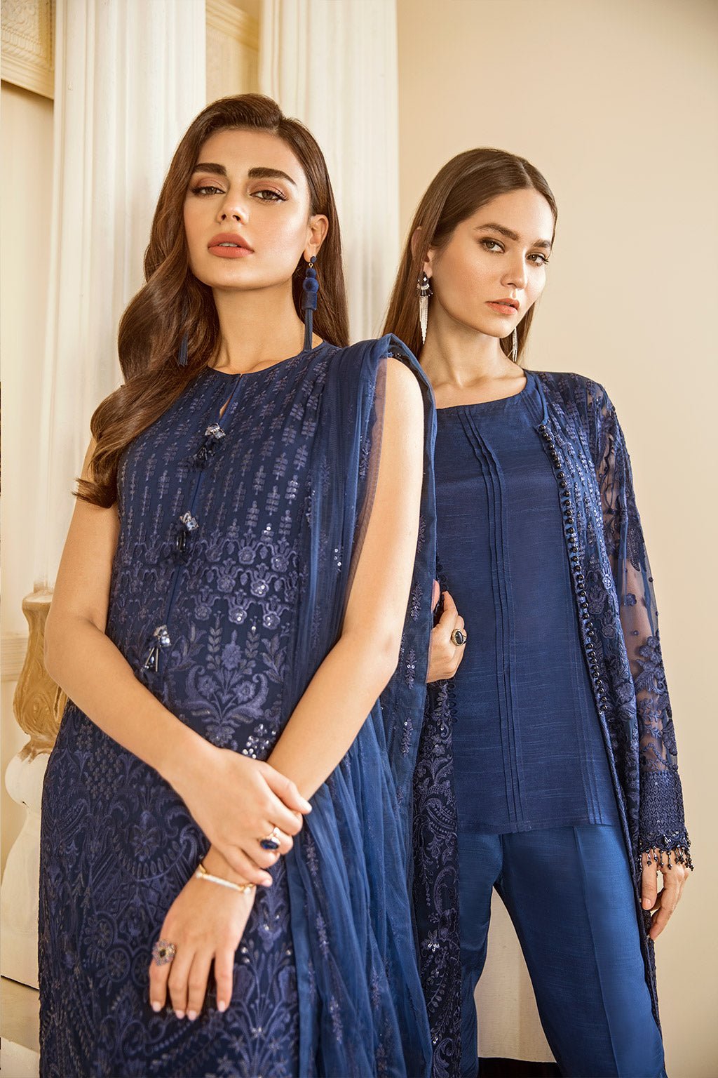 EMBROIDERED CHIFFON CH06 - 02 - NEW NAMAL PRET