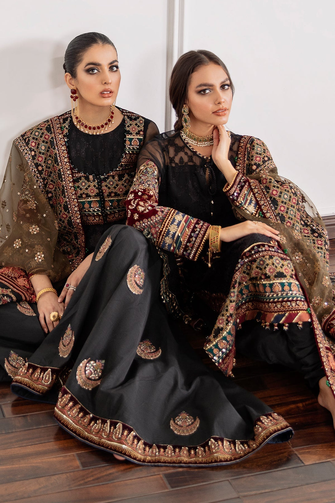 EMBROIDERED CHIFFON CH09 - 04 - NEW NAMAL PRET
