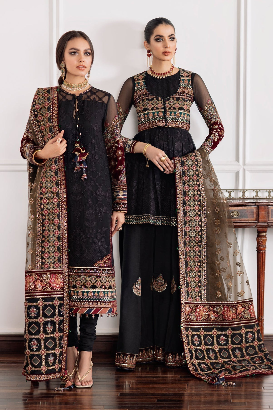 EMBROIDERED CHIFFON CH09 - 04 - NEW NAMAL PRET