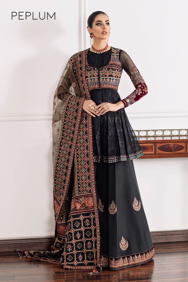 EMBROIDERED CHIFFON CH09 - 04 - NEW NAMAL PRET