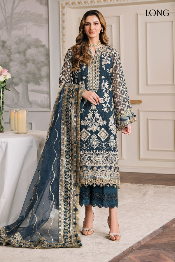 EMBROIDERED CHIFFON CH12 - 01 - NEW NAMAL PRET