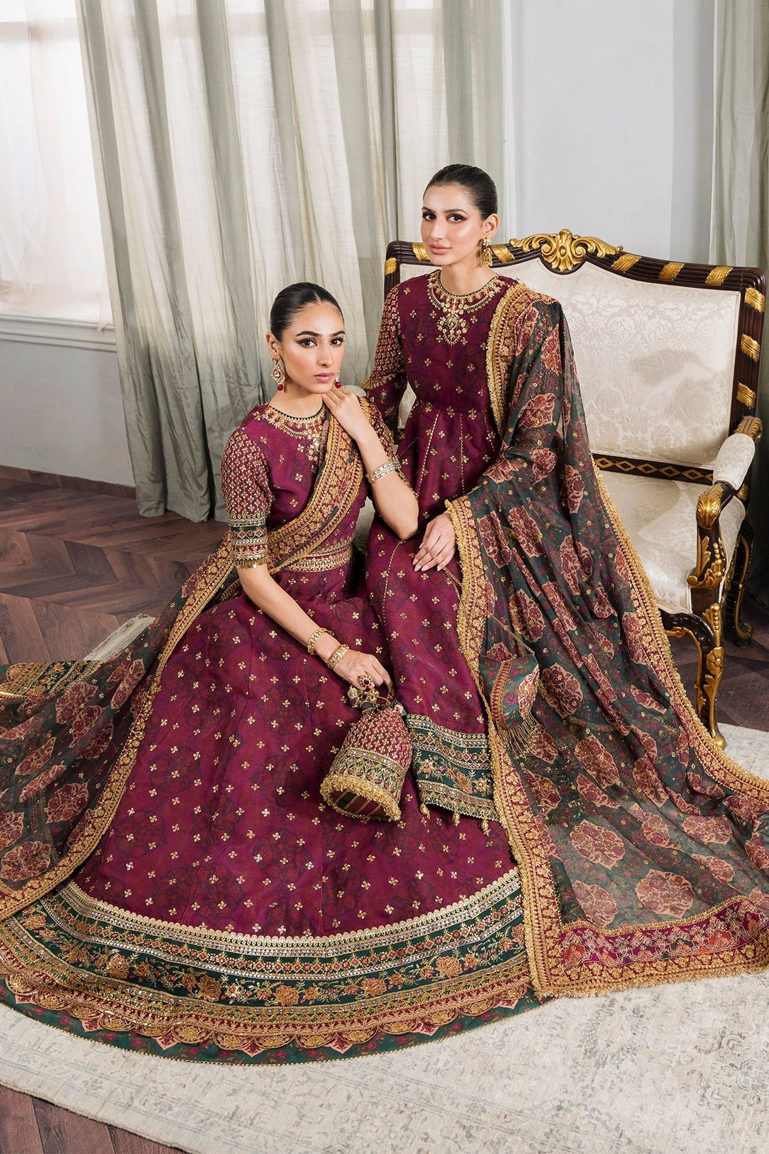 EMBROIDERED CHIFFON CH12 - 03 - NEW NAMAL PRET