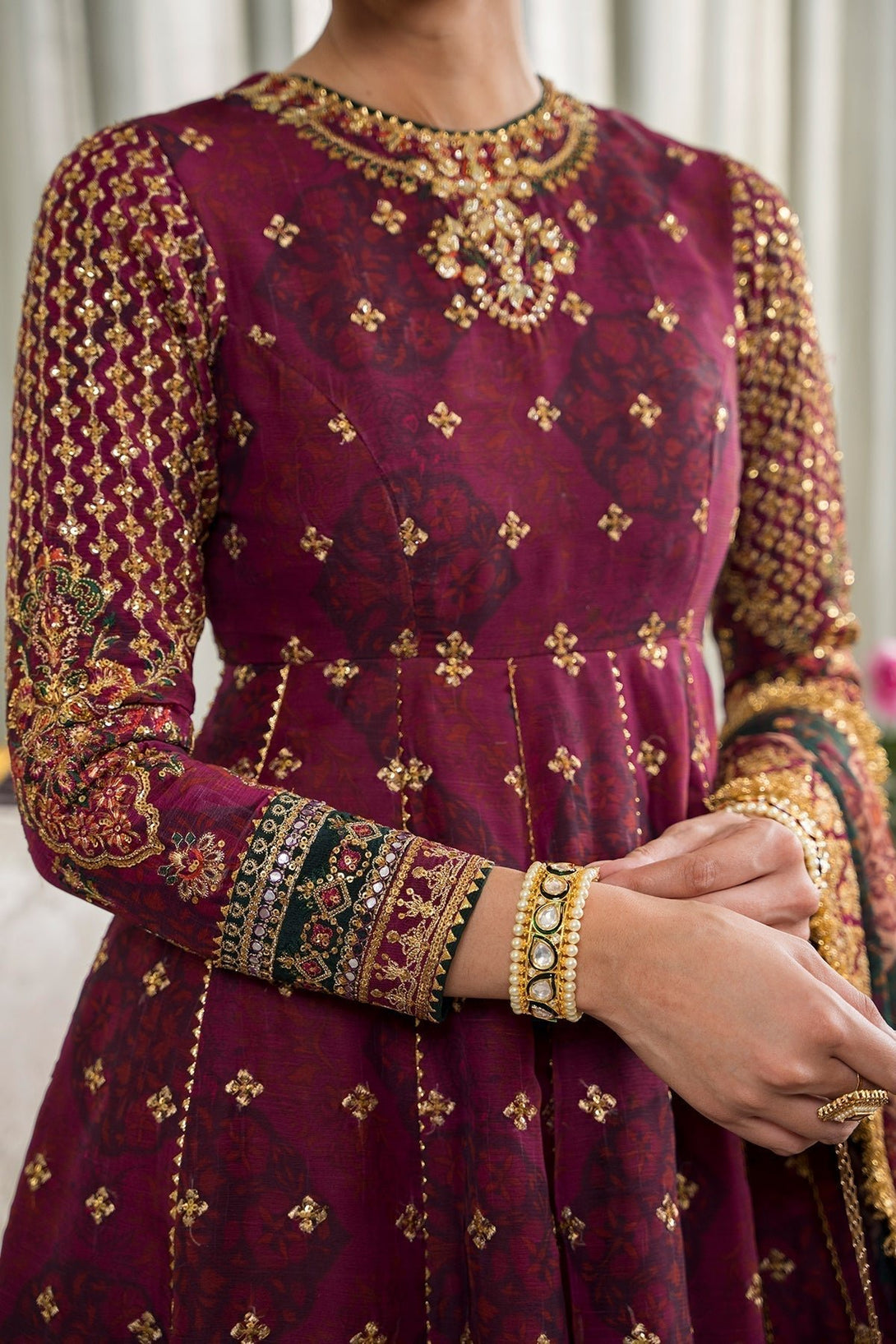 EMBROIDERED CHIFFON CH12 - 03 - NEW NAMAL PRET