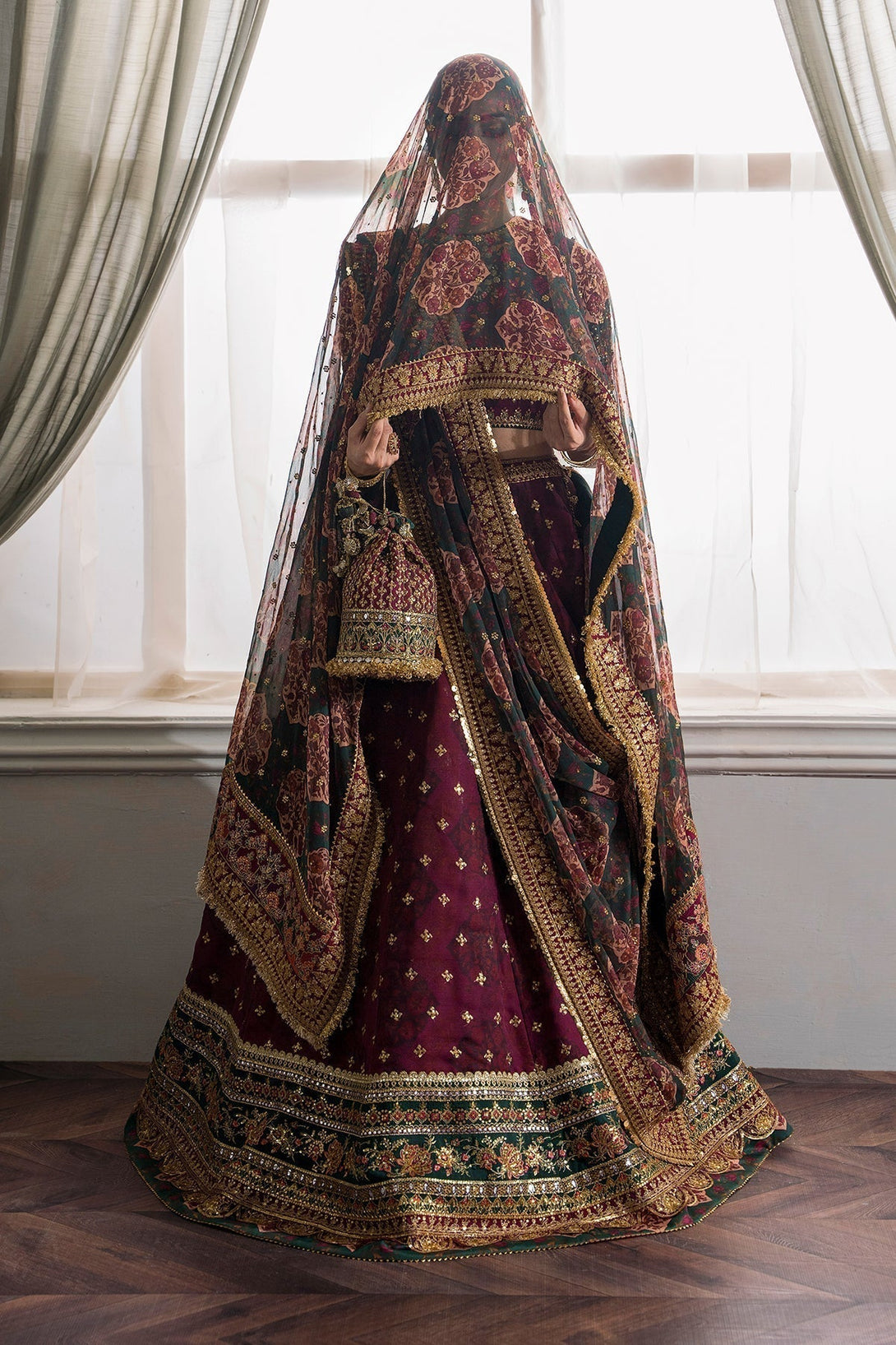 EMBROIDERED CHIFFON CH12 - 03 - NEW NAMAL PRET