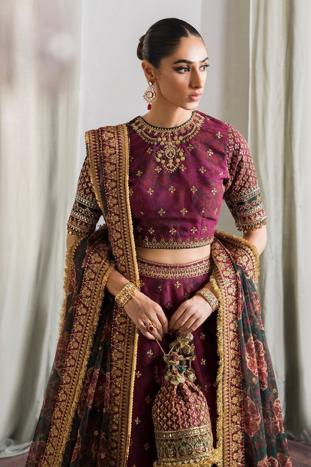 EMBROIDERED CHIFFON CH12 - 03 - NEW NAMAL PRET