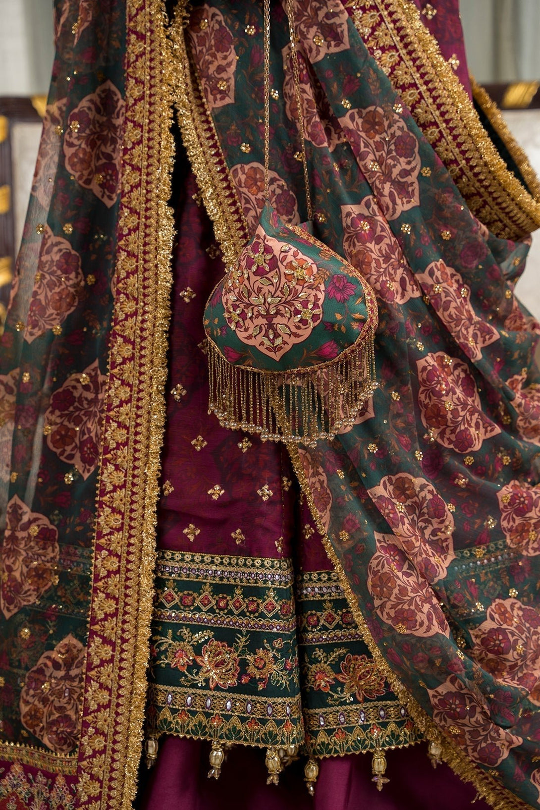 EMBROIDERED CHIFFON CH12 - 03 - NEW NAMAL PRET