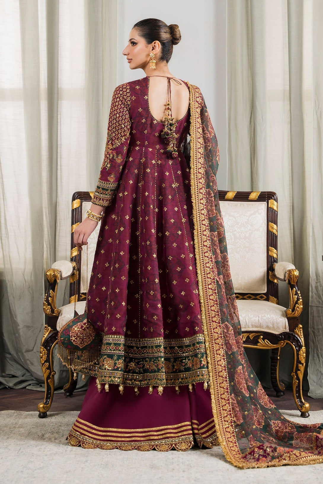 EMBROIDERED CHIFFON CH12 - 03 - NEW NAMAL PRET