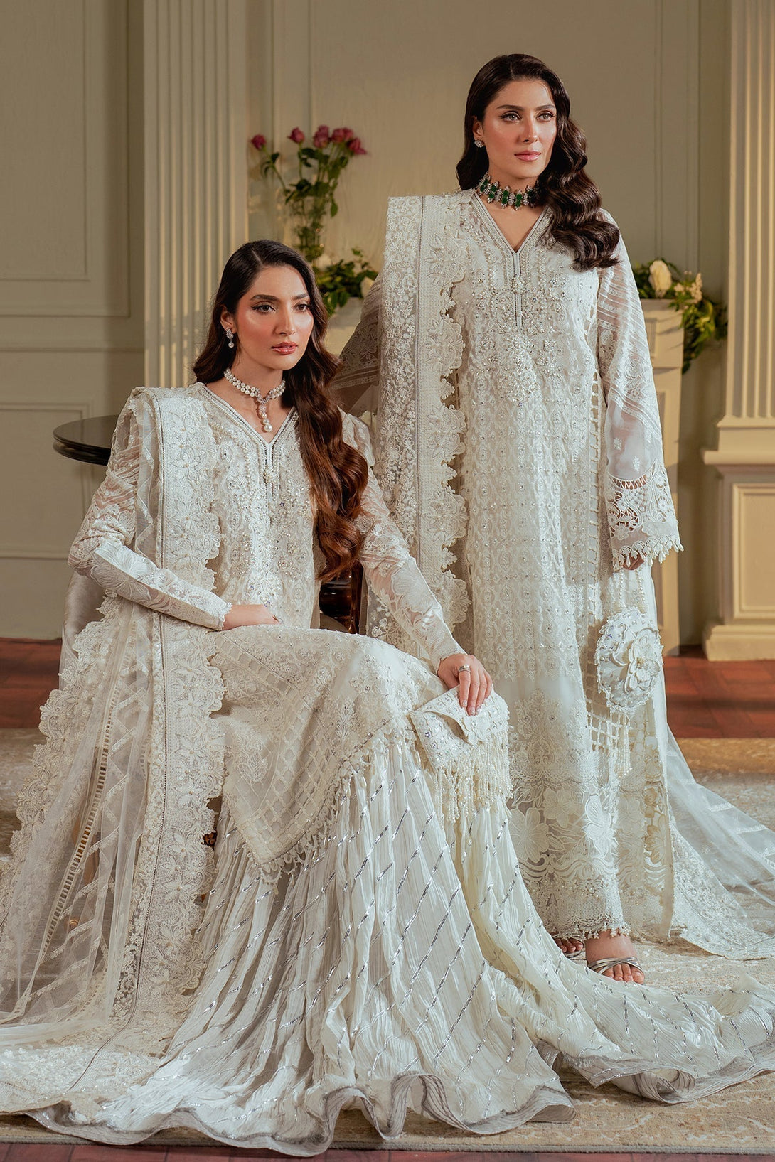 EMBROIDERED CHIFFON CH13 - 02 - NEW NAMAL PRET