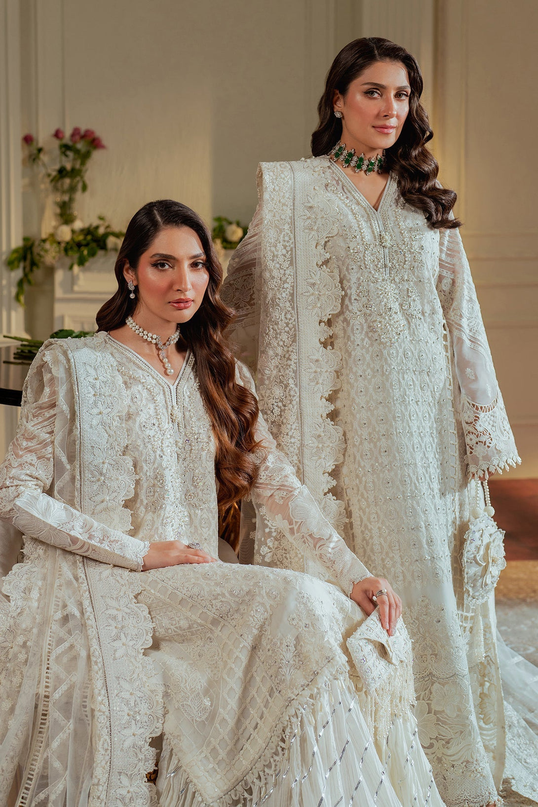 EMBROIDERED CHIFFON CH13 - 02 - NEW NAMAL PRET