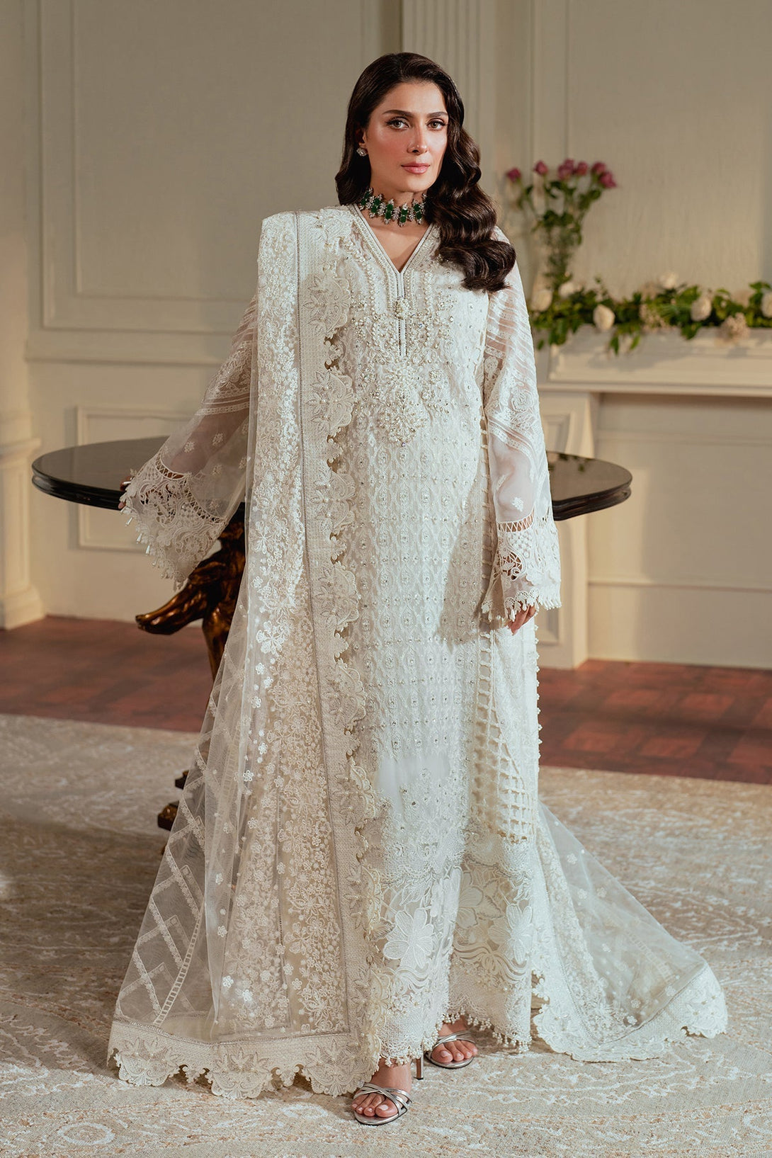 EMBROIDERED CHIFFON CH13 - 02 - NEW NAMAL PRET