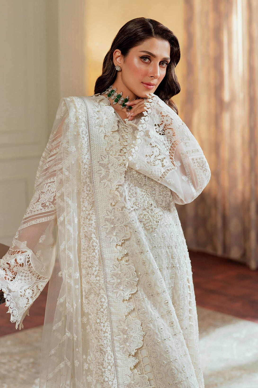 EMBROIDERED CHIFFON CH13 - 02 - NEW NAMAL PRET