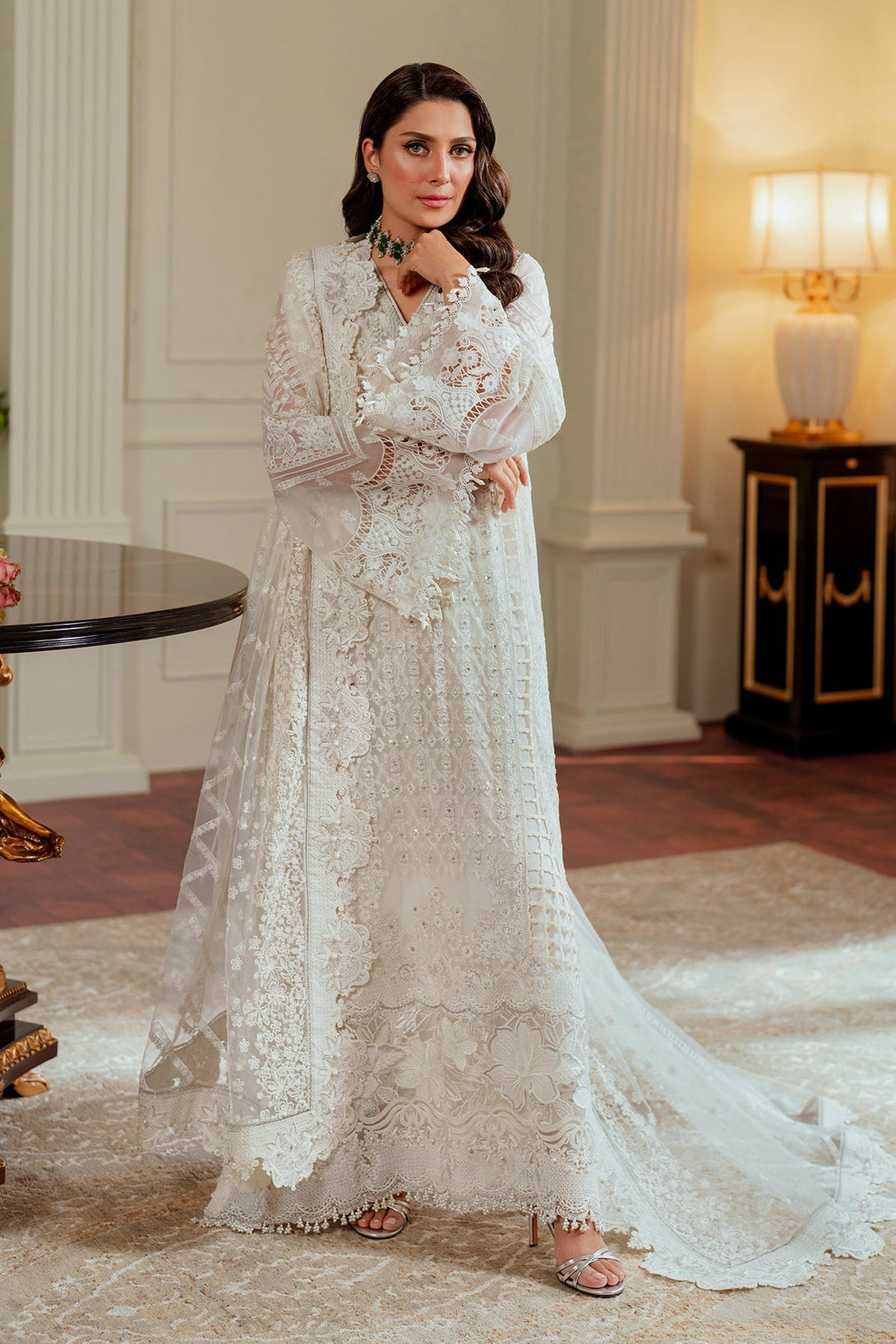 EMBROIDERED CHIFFON CH13 - 02 - NEW NAMAL PRET