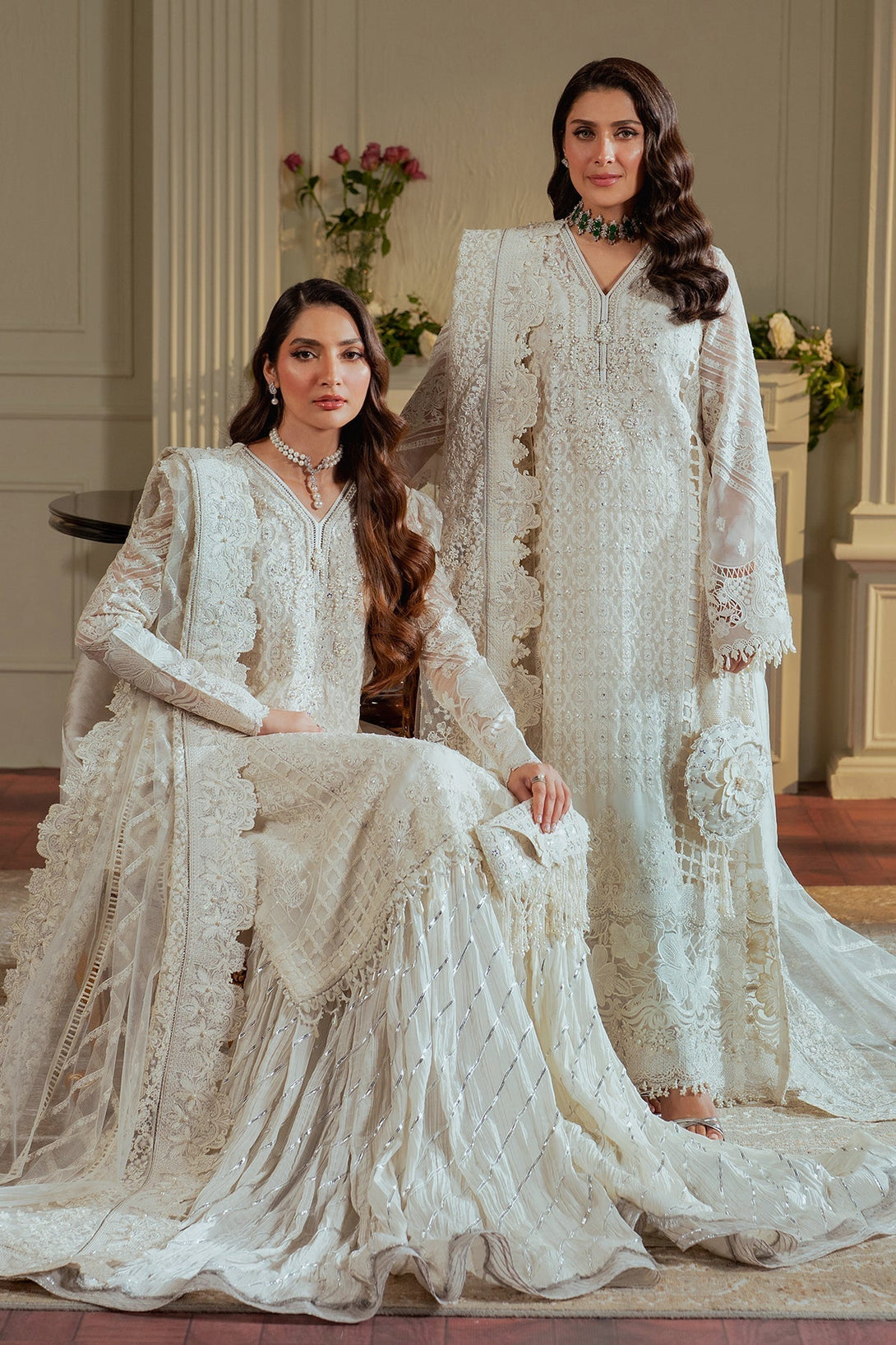 EMBROIDERED CHIFFON CH13 - 02 - NEW NAMAL PRET