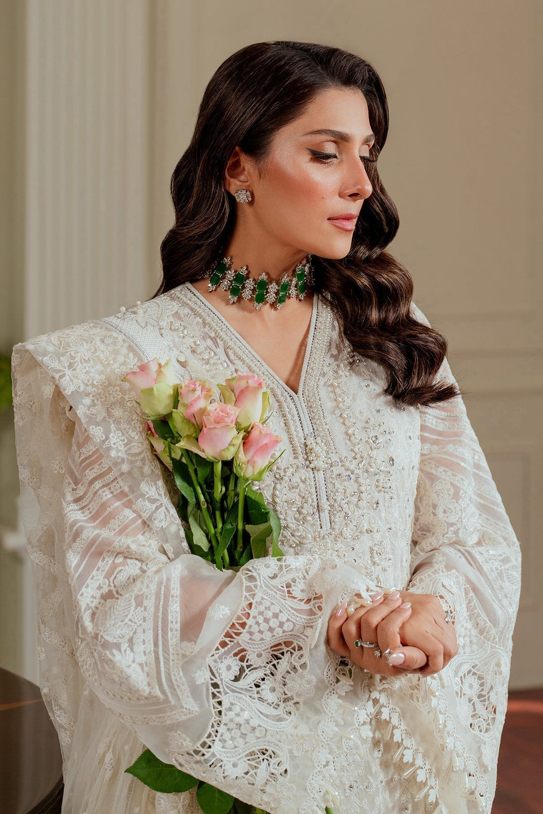 EMBROIDERED CHIFFON CH13 - 02 - NEW NAMAL PRET