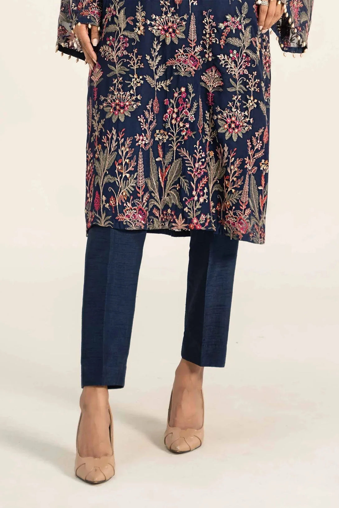 Embroidered Chiffon Fabric (1Pc) | LF - 716 - NEW NAMAL PRET