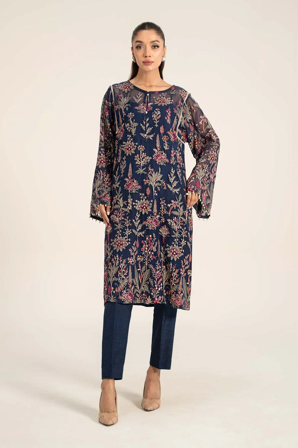 Embroidered Chiffon Fabric (1Pc) | LF - 716 - NEW NAMAL PRET