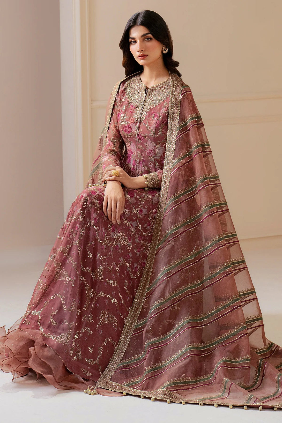 EMBROIDERED CHIFFON UC - 3064 - NEW NAMAL PRET