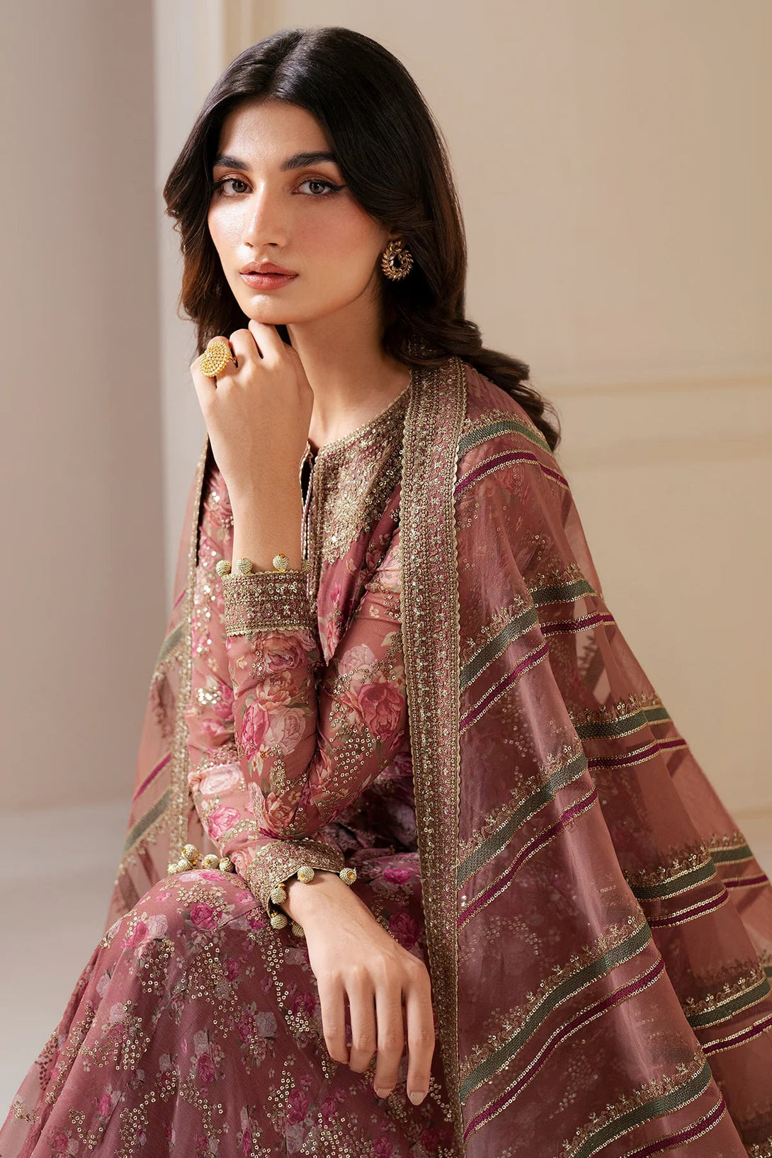 EMBROIDERED CHIFFON UC - 3064 - NEW NAMAL PRET
