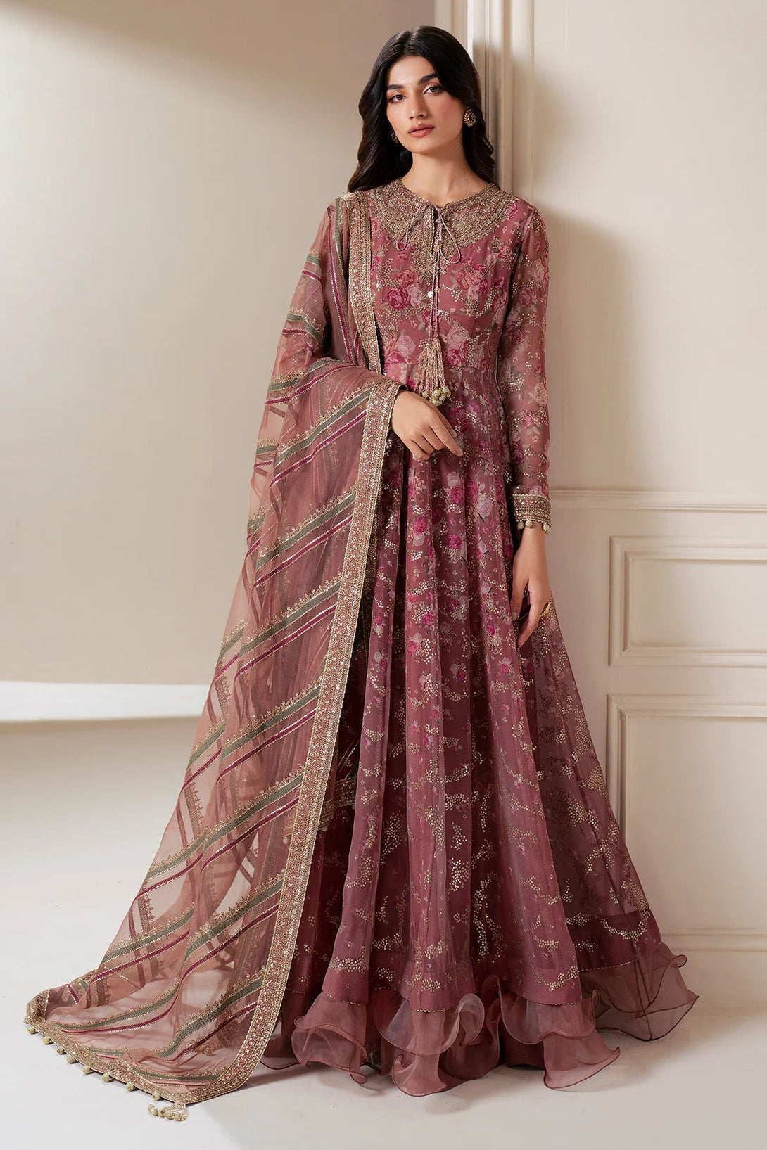 EMBROIDERED CHIFFON UC - 3064 - NEW NAMAL PRET