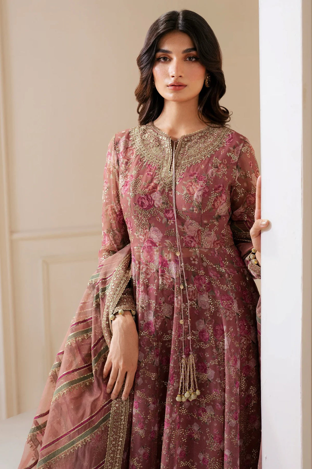 EMBROIDERED CHIFFON UC - 3064 - NEW NAMAL PRET