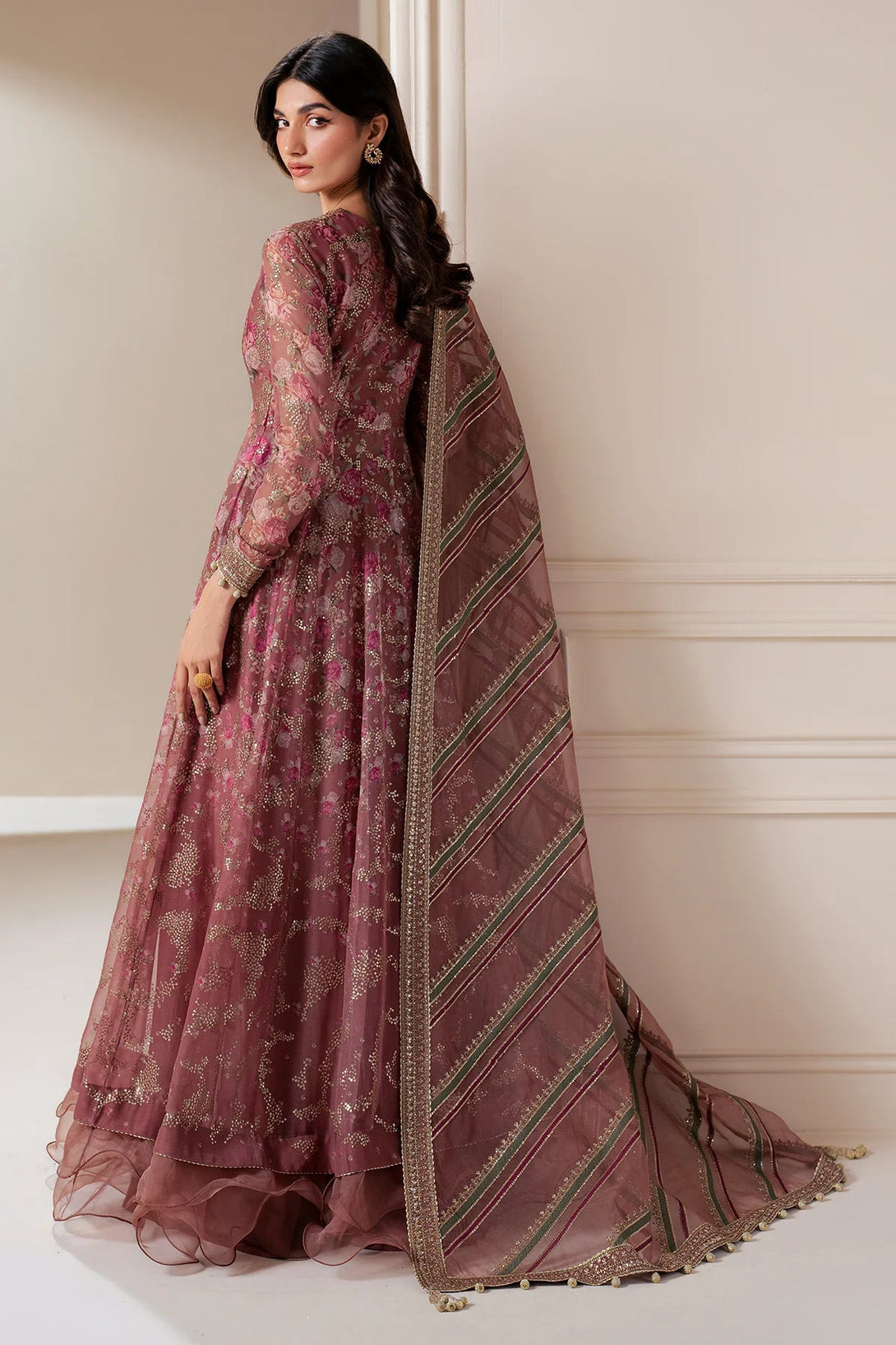 EMBROIDERED CHIFFON UC - 3064 - NEW NAMAL PRET