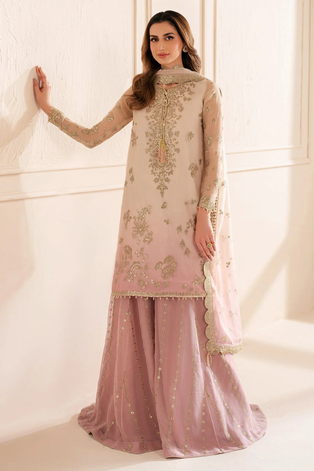 EMBROIDERED CHIFFON UC - 3067 - NEW NAMAL PRET