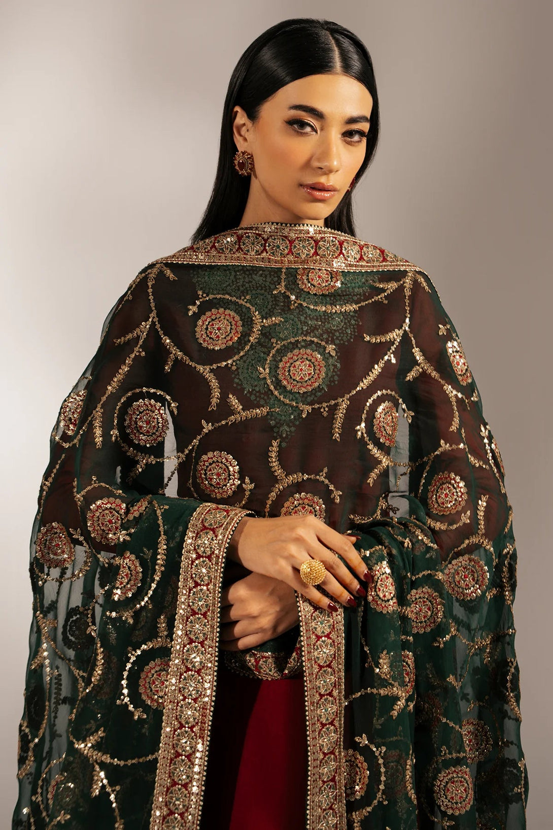 EMBROIDERED CHIFFON UC - 3074 - NEW NAMAL PRET