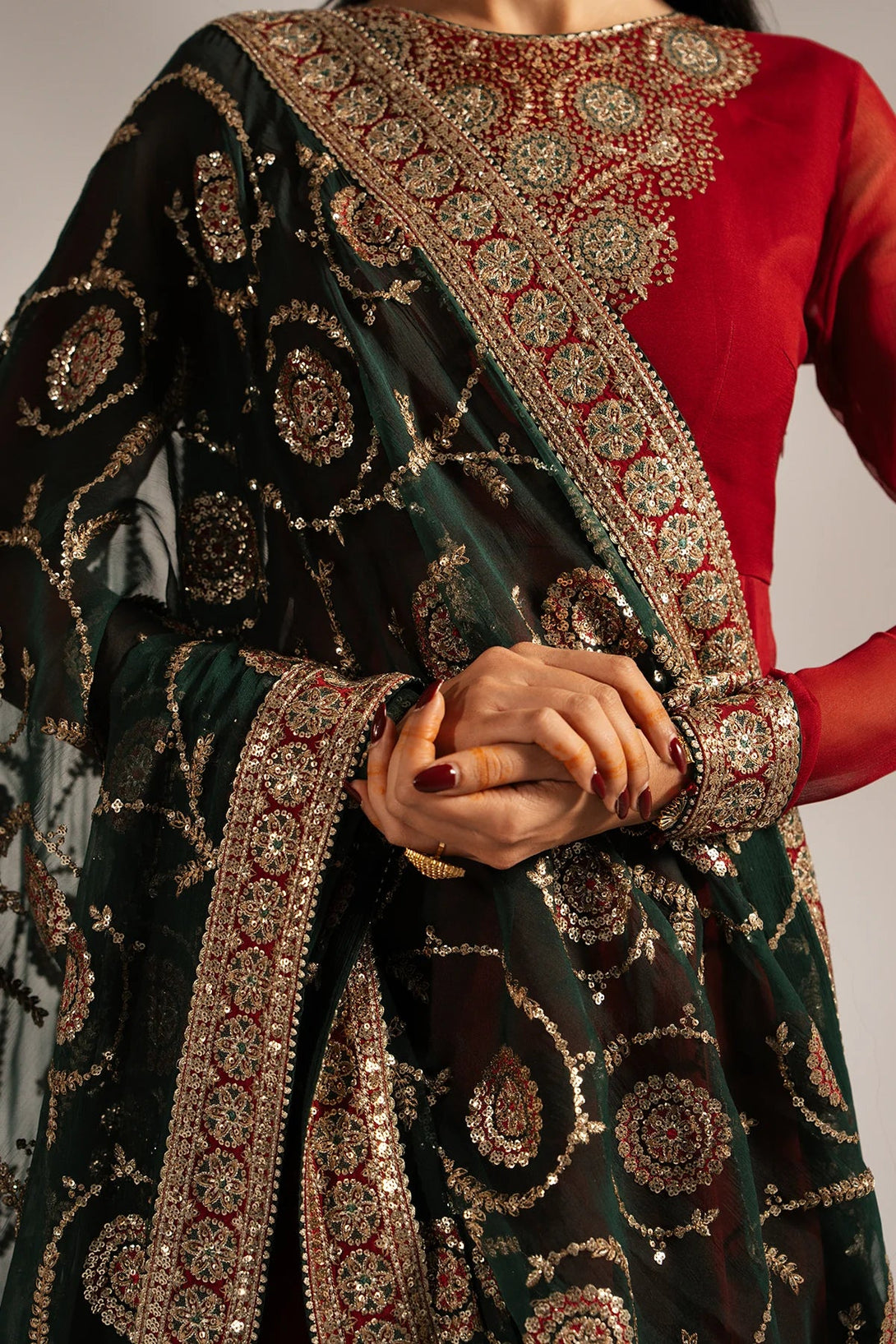 EMBROIDERED CHIFFON UC - 3074 - NEW NAMAL PRET