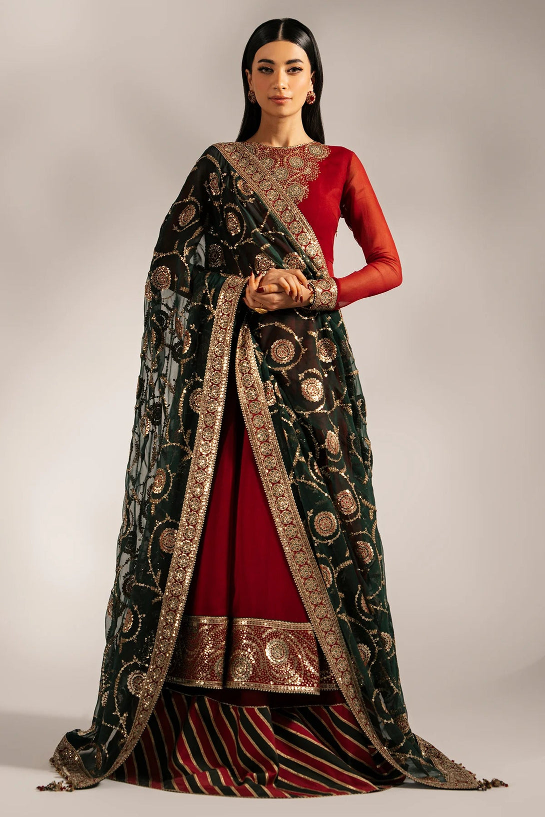 EMBROIDERED CHIFFON UC - 3074 - NEW NAMAL PRET