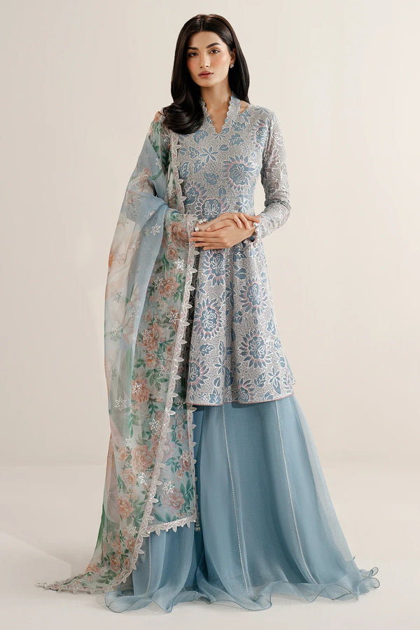 EMBROIDERED CHIFFON UC - 3075 - NEW NAMAL PRET