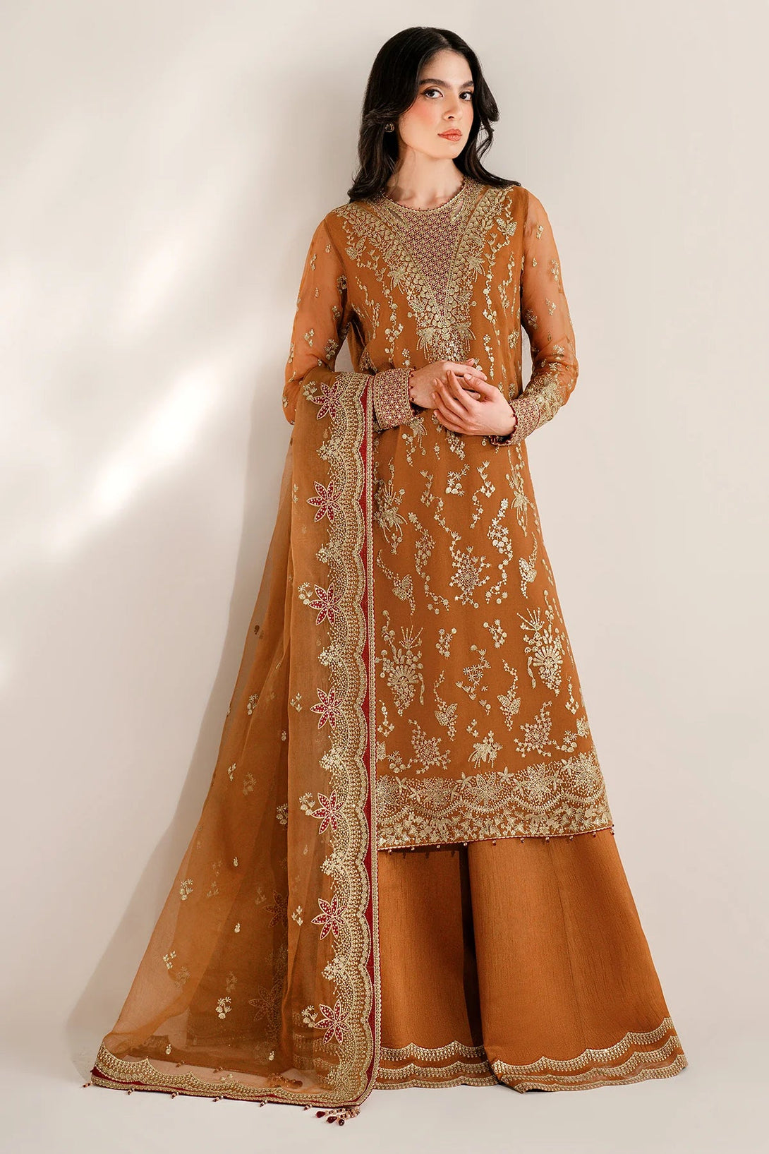 EMBROIDERED CHIFFON UC - 3077 - NEW NAMAL PRET