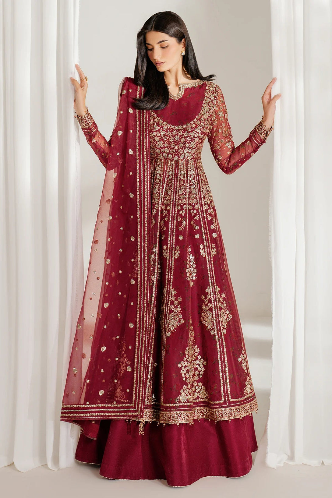 EMBROIDERED CHIFFON UC - 3080 - NEW NAMAL PRET