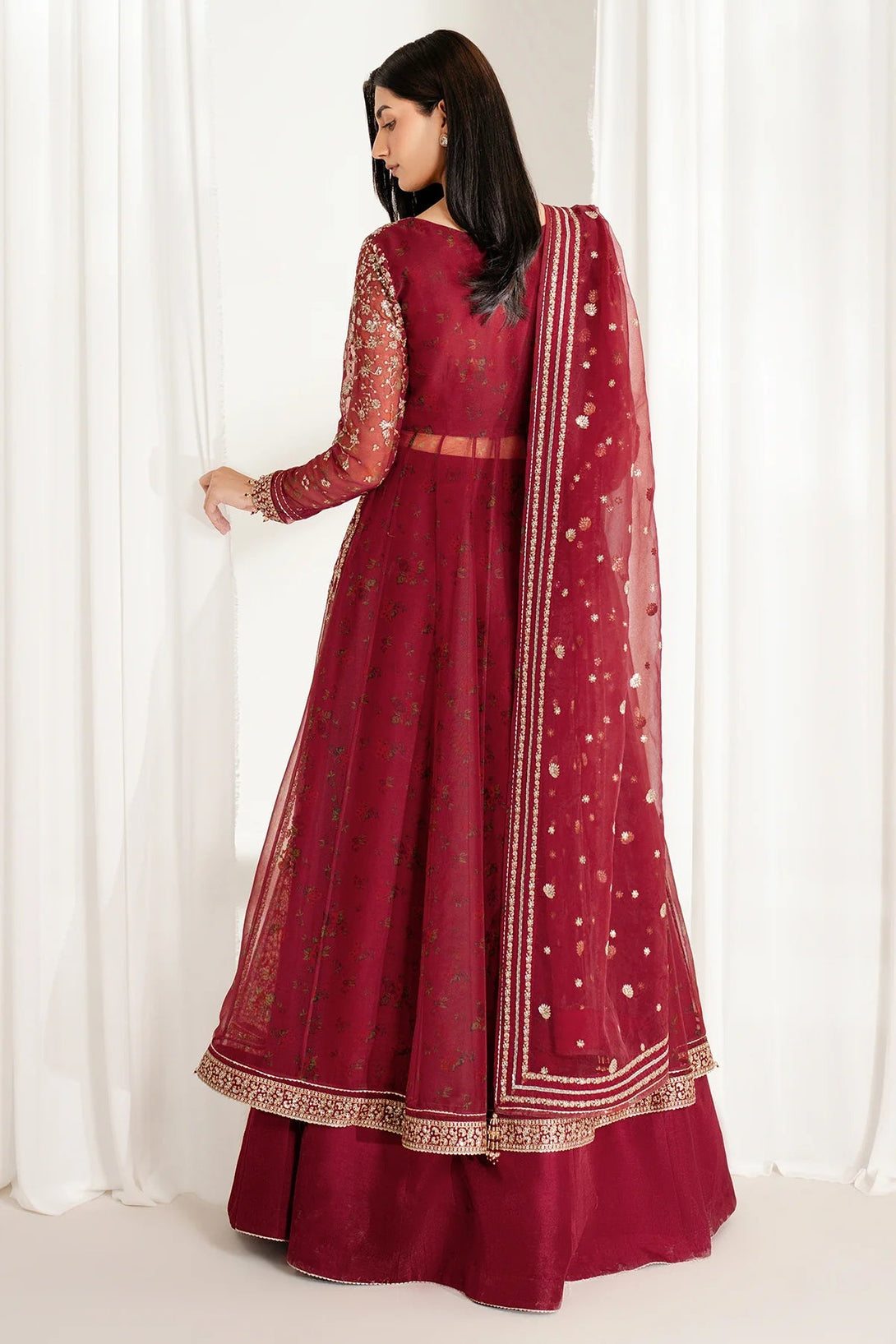 EMBROIDERED CHIFFON UC - 3080 - NEW NAMAL PRET