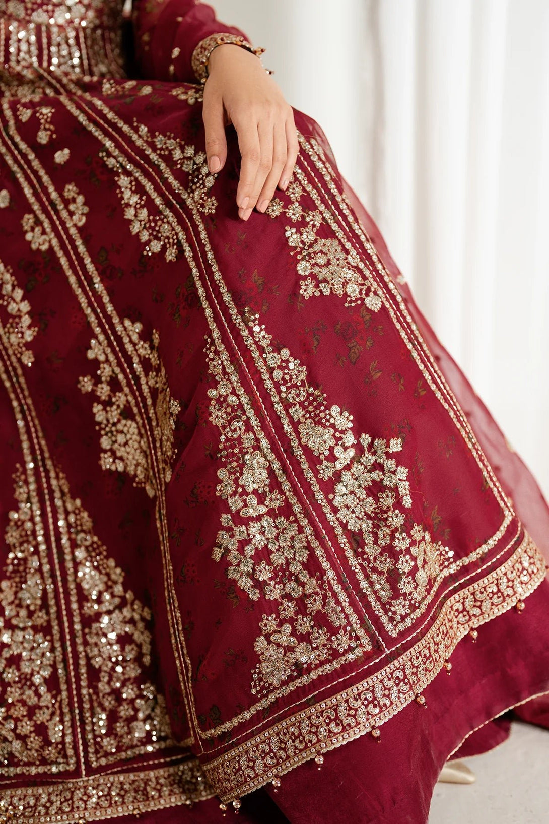 EMBROIDERED CHIFFON UC - 3080 - NEW NAMAL PRET