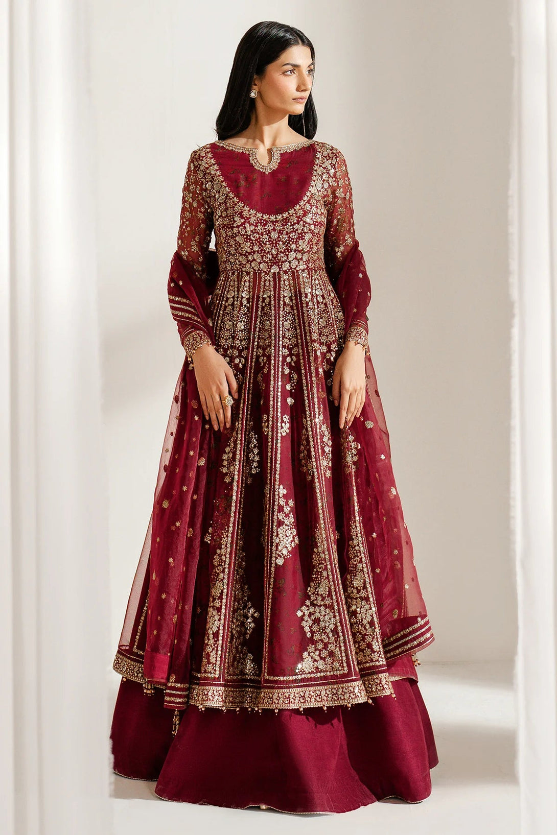 EMBROIDERED CHIFFON UC - 3080 - NEW NAMAL PRET