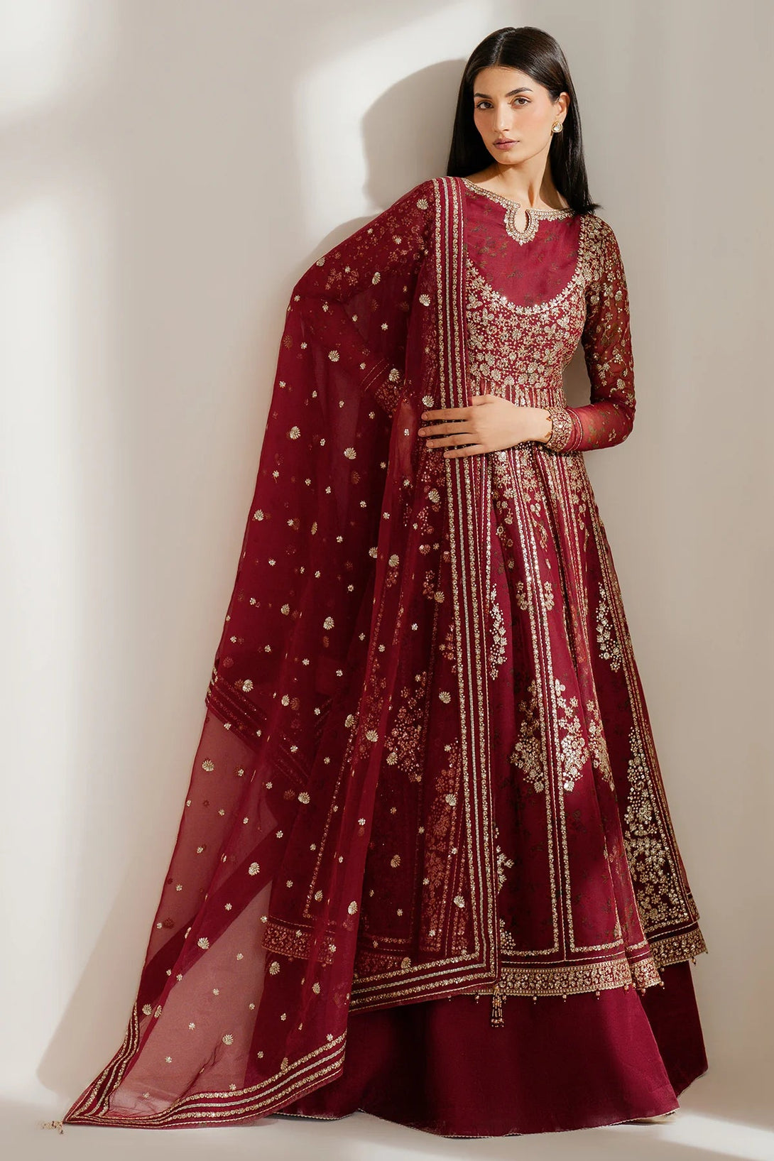 EMBROIDERED CHIFFON UC - 3080 - NEW NAMAL PRET