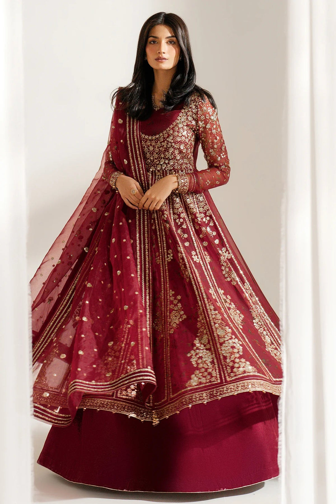 EMBROIDERED CHIFFON UC - 3080 - NEW NAMAL PRET