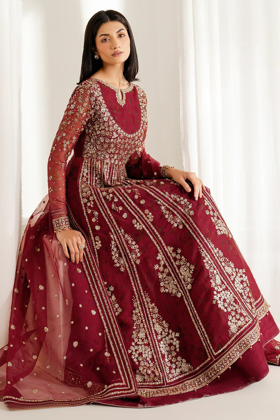 EMBROIDERED CHIFFON UC - 3080 - NEW NAMAL PRET