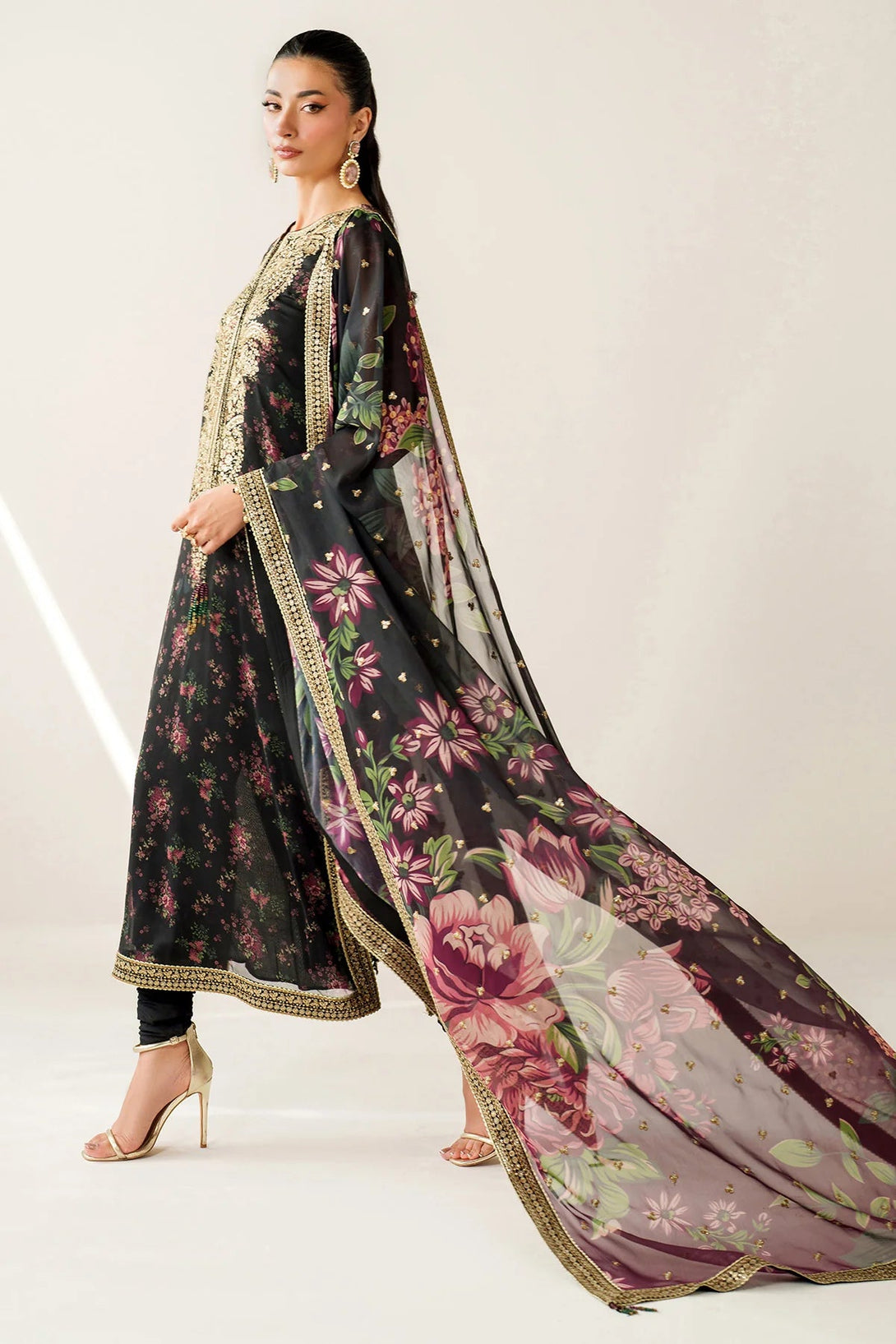 EMBROIDERED CHIFFON UC - 3083 - NEW NAMAL PRET