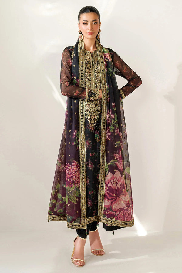 EMBROIDERED CHIFFON UC - 3083 - NEW NAMAL PRET