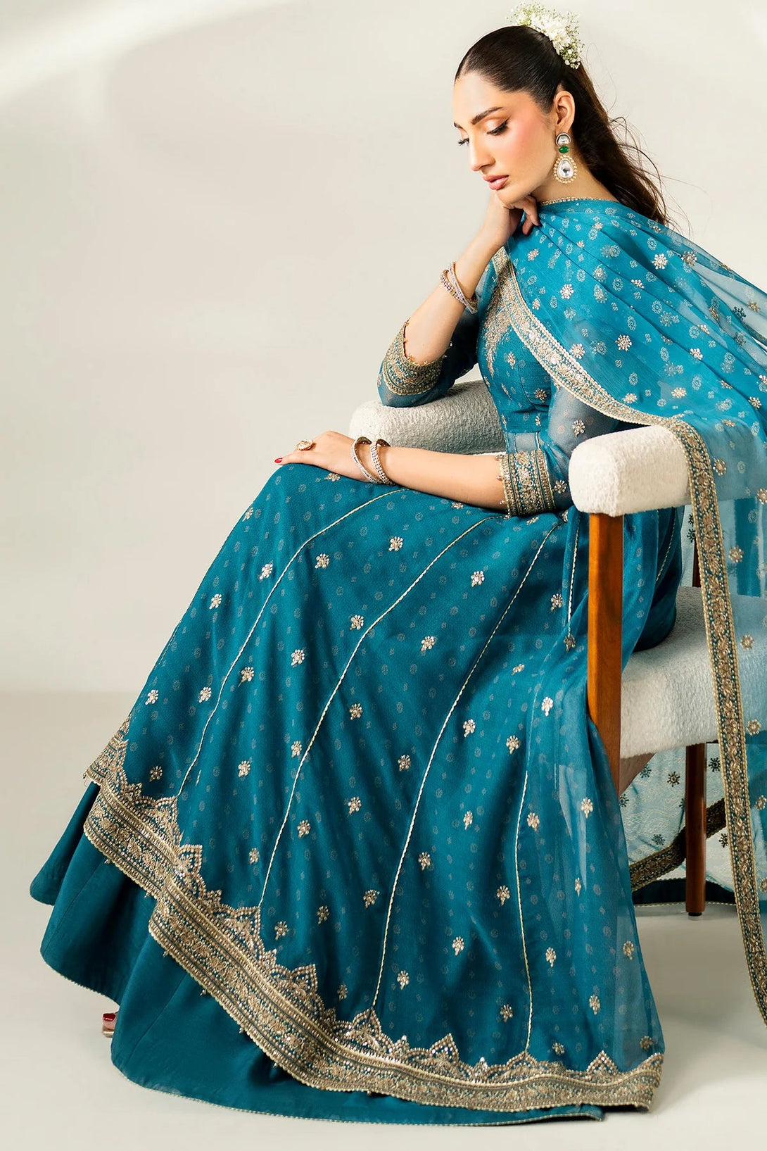 EMBROIDERED CHIFFON UC - 3084 - NEW NAMAL PRET