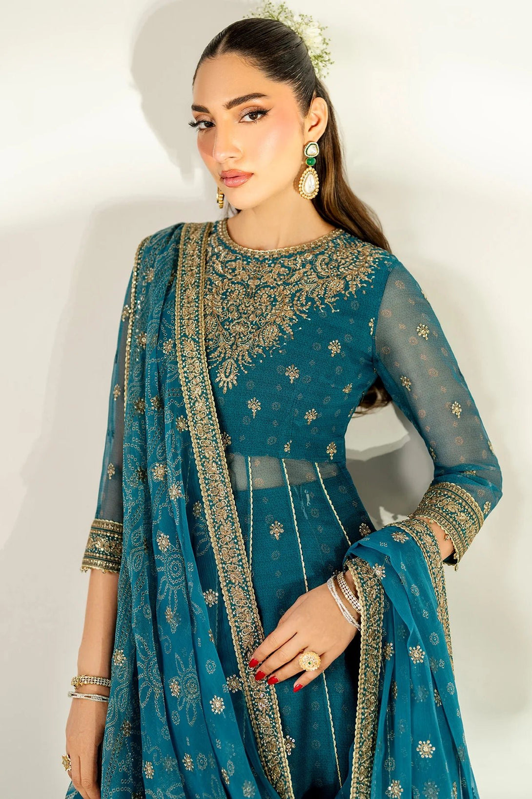 EMBROIDERED CHIFFON UC - 3084 - NEW NAMAL PRET