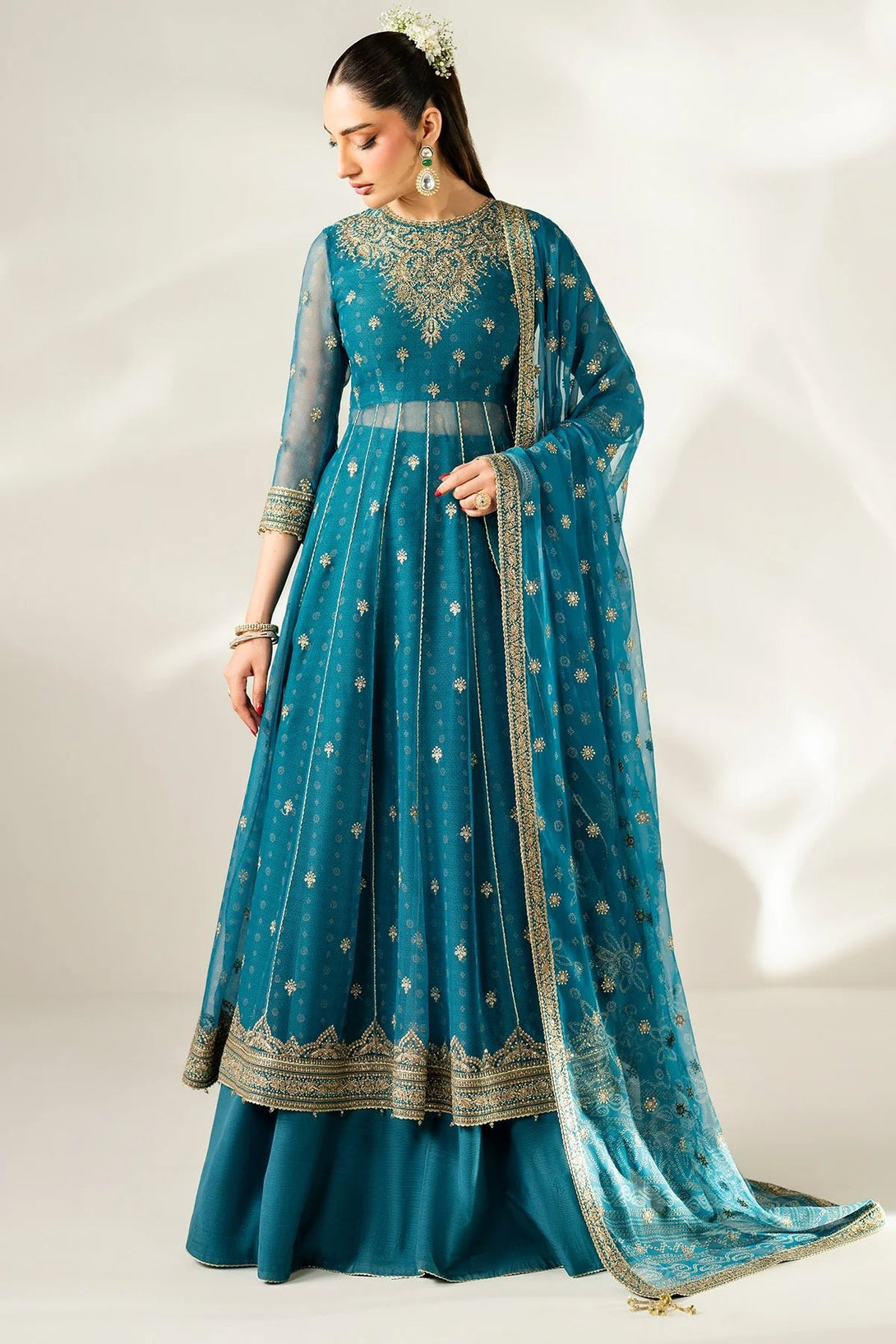 EMBROIDERED CHIFFON UC - 3084 - NEW NAMAL PRET